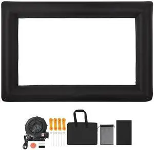 16FT Inflatable Projector Screen, Inflatable Movie Screen Outdoor with 250W Air Blower Projector Screen Oxford Fabric Material Blow Up Screen for Outdoor Backyard, Home Theater, Theme Party 16FT Inflatable Projector Screen, Inflatable Movie Screen Outdoor with 250W Air Blower Projector Screen Oxford Fabric Material Blow Up Screen for Outdoor Backyard, Home Theater, Theme Party