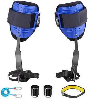 Tree Climbing Spikes Set, Height-Adjustable Tree Climbing Gear with Straps & Waist Harness, 350 lbs Load Capacity, Heavy Duty Steel Climb Spurs Arborist Equipment for Fruit Picking Hunting