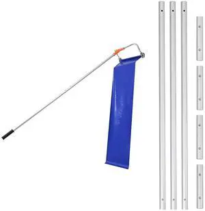 VEVOR 4.1-17.2 ft Snow Roof Rake 17 in Aluminum Blade with Wheels & Snow Slide VEVOR 4.1-17.2 ft Snow Roof Rake 17 in Aluminum Blade with Wheels & Snow Slide