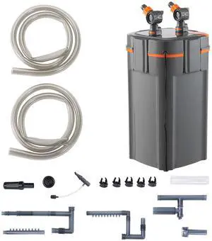Aquarium Filter 660GPH, 5-Stage Canister Filter 235 Gallon, Ultra-Quiet Internal Aquarium Filter with UV Protection, Submersible Power Filter with Multiple Function for Fish Tanks, 25W Aquarium Filter 660GPH, 5-Stage Canister Filter 235 Gallon, Ultra-Quiet Internal Aquarium Filter with UV Protection, Submersible Power Filter with Multiple Function for Fish Tanks, 25W