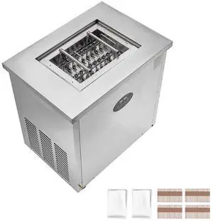 Commercial Popsicle Machine, Single Mould Set - 40 PCS Ice Pops Making Machine, Stainless Steel Commercial Ice Lolly Maker, Ice Sticks Popsicle Machine for Bar, Cafes, Milktea Stores