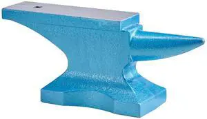 Single Horn Anvil 22Lbs Cast Iron Anvil Blacksmith for Sale Forge Tools and Equipment Anvil Rugged Round Horn Anvil Blacksmith Jewelers Metalsmith Blacksmith Tool