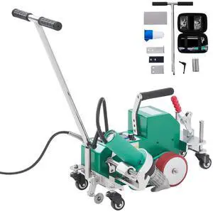 Roofing Hot Air Welder, 3400W 220V High Power Plastic PVC TPO Welding Machine - 1.57in Welding Width, 0.04-0.08 in Thickness, 68 -1202  Heat Roofing Welding Tool, for Waterproofing Advertising