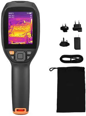 Pro Thermal Imaging Camera, Upgraded 512 x 384 TISR Super Resolution, 3.45" LCD Infrared Thermal Imager with 2MP Visual Camera, 25HZ Refresh Rate, -4°F - 1022°F, 4 Image Modes & 7 Color Palettes
