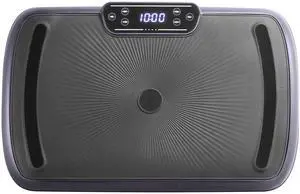 Vibration Plate Exercise Machine Whole Body Shaker Fitness Platform Black Vibration Plate Exercise Machine Whole Body Shaker Fitness Platform Black