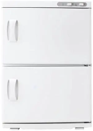 Hot Towel Warmer, 10 gal Large Capacity 2-Tier Towel Warmer Cabinet with Clip & 4 Stainless Steel Racks, Holds up 48 Towels, All-Round Heating Cabinet for Spa, Barber, Manicures, Massage, Salon