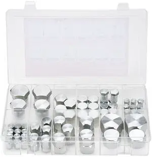 72 PCS JIC Hydraulic Fittings, Heavy Duty Master Industrial Hydraulic Cap and Plug, Hose Tube and Pipe Fitting Kit Cap and Plug Kit Precision Threading in 37° Dash Sizes 4 6 8 10 12 16 72 PCS JIC Hydraulic Fittings, Heavy Duty Master Industrial Hydraulic Cap and Plug, Hose Tube and Pipe Fitting Kit Cap and Plug Kit Precision Threading in 37° Dash Sizes 4 6 8 10 12 16