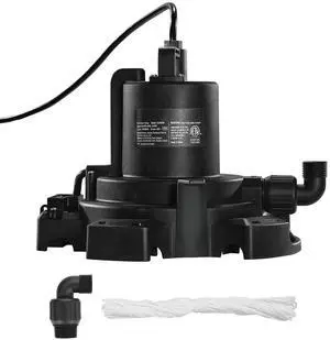 Automatic Pool Cover Pump Submersible Swimming 1/2 HP 1600 GPH 25 ft Cord Automatic Pool Cover Pump Submersible Swimming 1/2 HP 1600 GPH 25 ft Cord