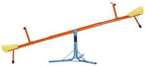 Kids Seesaw, 100 lbs Load Capacity per Seat, Sit and Spin Teeter Totter with 3-prong Support Legs, Kids Outdoor Playground Equipment, Swiveling 360 Degrees Rotating for Children Aged 3+ Kids Seesaw, 100 lbs Load Capacity per Seat, Sit and Spin Teeter Totter with 3-prong Support Legs, Kids Outdoor Playground Equipment, Swiveling 360 Degrees Rotating for Children Aged 3+