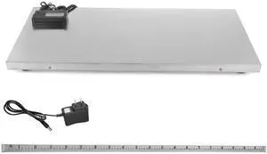 1100Lbs x 0.2Lbs Digital Livestock Scale Large Pet Vet Scale Stainless Steel Platform Electronic Postal Shipping Scale Heavy Duty Large Dog Hog Sheep Goat Pig Sheep Scale