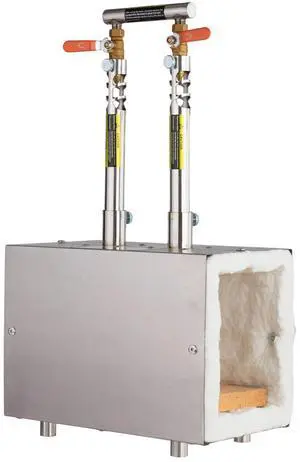 Portable Propane Forge, 2 Burners, 2600 Tool and Knife Making Blacksmithing Farrier Forge, Large Capacity Square Shape, Stainless Steel Gas Forging Tools and Equipment, Use for Metal Forging