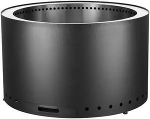 Smokeless Fire Pit Stove Bonfire, H: 18 in x Dia: 28 in ,Wood Burning Fireplaces with Removable Ash Pan, SUS430 Stainless Steel inner Portable Outdoor Firepit,for Outdoor Patio Camping, Black Smokeless Fire Pit Stove Bonfire, H: 18 in x Dia: 28 in ,Wood Burning Fireplaces with Removable Ash Pan, SUS430 Stainless Steel inner Portable Outdoor Firepit,for Outdoor Patio Camping, Black