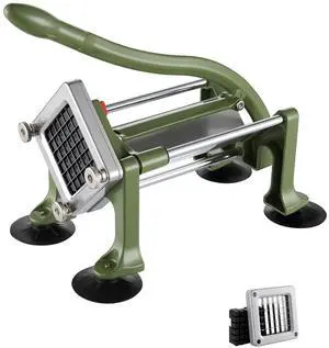 VEVOR French Fry Cutter Stainless Steel Potato Vegetable Slicer Chopper w/ Blade VEVOR French Fry Cutter Stainless Steel Potato Vegetable Slicer Chopper w/ Blade
