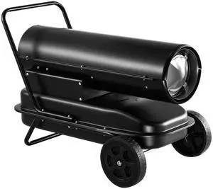 125000 BTU Forced Air Kerosene Diesel Heater, Portable Torpedo Space Heater with Wheels & Adjustable Temp, Blower-Type for Jobsite/Garage/Warehouse/Workshop Construction /Outdoor Heating,Black 125000 BTU Forced Air Kerosene Diesel Heater, Portable Torpedo Space Heater with Wheels & Adjustable Temp, Blower-Type for Jobsite/Garage/Warehouse/Workshop Construction /Outdoor Heating,Black