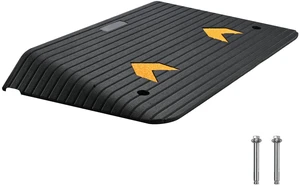 Upgraded Rubber Threshold Ramp, 3.5" Rise Door Ramp with 1 Channel, Natural Rubber Car Ramp with Non-Slip Textured Surface, 33069 lbs Load Capacity Curb Ramp for Wheelchair and Scooter Upgraded Rubber Threshold Ramp, 3.5" Rise Door Ramp with 1 Channel, Natural Rubber Car Ramp with Non-Slip Textured Surface, 33069 lbs Load Capacity Curb Ramp for Wheelchair and Scooter