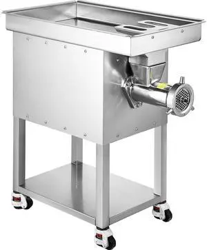 Meat Grinder, 22 Lbs/Min Capacity Electric Meat Grinders w/ Blade, Grinding Plate, Sausage Maker, Stainless Steel Commercial Meat Mincer for Kitchen Restaurant Butcher Store Meat Grinder, 22 Lbs/Min Capacity Electric Meat Grinders w/ Blade, Grinding Plate, Sausage Maker, Stainless Steel Commercial Meat Mincer for Kitchen Restaurant Butcher Store