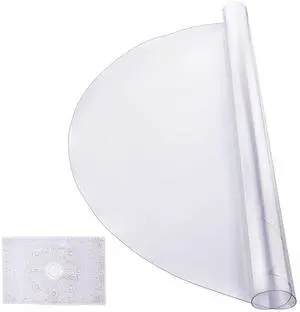 Plastic Table Cover, 48 x 48 Inch 2.0 mm Thick Clear Table Protector, Round PVC Desk Mat, Waterproof & Easy Cleaning Desk Pad Tablecloth, for Office Dresser Dining Room Table Night Stand Plastic Table Cover, 48 x 48 Inch 2.0 mm Thick Clear Table Protector, Round PVC Desk Mat, Waterproof & Easy Cleaning Desk Pad Tablecloth, for Office Dresser Dining Room Table Night Stand