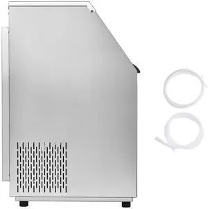 300lbs/24H Commercial Ice Maker, 126 Ice Cubes in 15 Minutes, Freestanding Ice Maker Machine with 88lbs Large Storage Capacity for Bar Office Restaurant, with LED Digital Display & Self-Cleaning