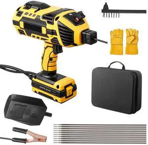 Portable Handheld Welding Machine, 20-120A Portable ARC Welder with 5-Level Current Adjustment & IGBT Inverter, 110V Handheld Stick Welder with Hot Start Function Fit for 1/16"-1/8" Welding Rods Portable Handheld Welding Machine, 20-120A Portable ARC Welder with 5-Level Current Adjustment & IGBT Inverter, 110V Handheld Stick Welder with Hot Start Function Fit for 1/16"-1/8" Welding Rods