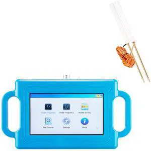 Underground Water Detector, Up to 1640ft (500m) Pro Underground Water Detection Locator, 7" Touchscreen Auto Mapping Well Detector Explorer with Multi-Frequency Measurement, 8GB Card, Carry Case