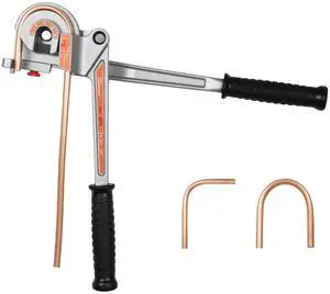 Pipe Tube Bender, 1/4", 3/8", 1/2" OD, 3 in 1 Manual Level Tube Bender, 180° Copper Aluminum Pipes Bending Tool for Automotive Repair, HVAC Air Conditioning Pipe Tube Bender, 1/4", 3/8", 1/2" OD, 3 in 1 Manual Level Tube Bender, 180° Copper Aluminum Pipes Bending Tool for Automotive Repair, HVAC Air Conditioning