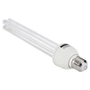 UV Light Bulb, 2 Pack, 25W Replacement Ultraviolet UVC Lamp with Ozone, 253.7 nm + 185 nm Wavelength UVO Light Bulb, E27 Universal, for 400 sqft Living Room, Classroom, Office, Restaurant UV Light Bulb, 2 Pack, 25W Replacement Ultraviolet UVC Lamp with Ozone, 253.7 nm + 185 nm Wavelength UVO Light Bulb, E27 Universal, for 400 sqft Living Room, Classroom, Office, Restaurant