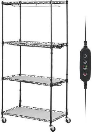 Plant Stand with Grow Light, 4-Tier Plant Shelf with 45W Full Spectrum Grow Light, 3 Mode Plant Light with Timer and Wheel for Seed Starting, Metal Grow Light Shelf for Indoor Plants Plant Stand with Grow Light, 4-Tier Plant Shelf with 45W Full Spectrum Grow Light, 3 Mode Plant Light with Timer and Wheel for Seed Starting, Metal Grow Light Shelf for Indoor Plants