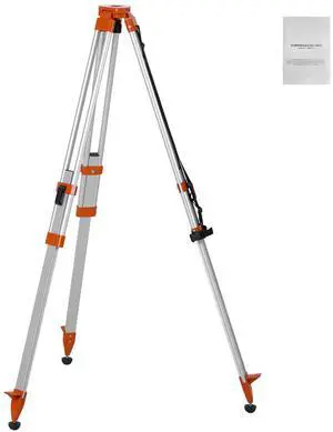 Laser Level Tripod Stand, 5/8"-11 Thread Mount, 16.53-65.55 inch Height Adjustment Heavy Duty Survey Tripod for Construction Laser Level Scanner, Retractable Legs Non-Skid Feet Professional Laser Level Tripod Stand, 5/8"-11 Thread Mount, 16.53-65.55 inch Height Adjustment Heavy Duty Survey Tripod for Construction Laser Level Scanner, Retractable Legs Non-Skid Feet Professional