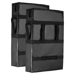 Football Blocking Dummy, 24x16 in Blocking Pads, Kick Shield Pad with Handles, High-Density Sponge Tackle Dummies, Heavy Duty Training Equipment for Basketball Hockey Lacrosse, Black, 2PCS Football Blocking Dummy, 24x16 in Blocking Pads, Kick Shield Pad with Handles, High-Density Sponge Tackle Dummies, Heavy Duty Training Equipment for Basketball Hockey Lacrosse, Black, 2PCS