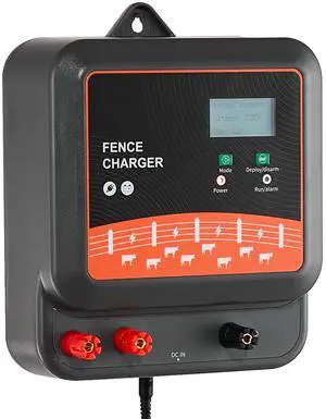 Multi-Powered Electric Fence Charger, 2J/3J/5J, Electric Fence Energizer with Real-Time LED Display, 6.2 Miles Range, AC DC Powerful Fences Charger, Keep Out Wild Animals, for Livestock Poultry Multi-Powered Electric Fence Charger, 2J/3J/5J, Electric Fence Energizer with Real-Time LED Display, 6.2 Miles Range, AC DC Powerful Fences Charger, Keep Out Wild Animals, for Livestock Poultry
