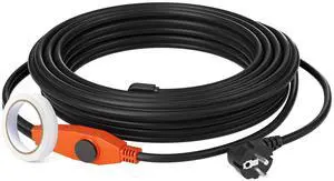 Pipe Heating Cable, 60FT 7W/FT Heat Tape for Pipes with Built-in Thermostat, Water Pipe Heat Cable Protects PVC Hose, Metal and Plastic Pipe from Freezing Pipe Heating Cable, 60FT 7W/FT Heat Tape for Pipes with Built-in Thermostat, Water Pipe Heat Cable Protects PVC Hose, Metal and Plastic Pipe from Freezing