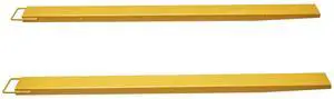Pallet Fork Extensions, 84" Length 5.5" Width, Heavy Duty Carbon Steel Fork Extensions for Forklifts, 1 Pair Forklift Extensions, Industrial Forklift Fork Attachments for Forklift Truck, Yellow Pallet Fork Extensions, 84" Length 5.5" Width, Heavy Duty Carbon Steel Fork Extensions for Forklifts, 1 Pair Forklift Extensions, Industrial Forklift Fork Attachments for Forklift Truck, Yellow