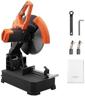 Chop Saw, 14"/355mm Blade Diameter Cut Off Saw, 2800W 1200RPM Steel Cutting Machine, 0-45° Adjustable Dry Cut Chop Saw, Miter Saw for Cutting Metal Cold Cut Saw for Steel/Rebar/Iron/Aluminum Chop Saw, 14"/355mm Blade Diameter Cut Off Saw, 2800W 1200RPM Steel Cutting Machine, 0-45° Adjustable Dry Cut Chop Saw, Miter Saw for Cutting Metal Cold Cut Saw for Steel/Rebar/Iron/Aluminum