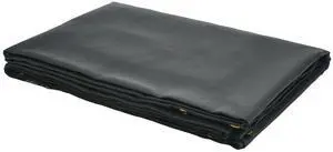 Dump Truck Mesh Tarp, 8 x 18 ft, PVC Coated Black Heavy Duty Cover with 5.5" 18oz Double Pocket, Brass Grommets, Reinforced Double Needle Stitch Webbing Fits Manual or Electric Dump Truck System Dump Truck Mesh Tarp, 8 x 18 ft, PVC Coated Black Heavy Duty Cover with 5.5" 18oz Double Pocket, Brass Grommets, Reinforced Double Needle Stitch Webbing Fits Manual or Electric Dump Truck System