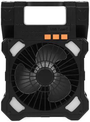 8000mAh Rechargeable Solar Fan with LED Lantern, 8 inch Portable Fan Cordless with 7W Foldable Solar Panel, 5-Speed& Timer& Quiet,USB Battery Powered for Camping Tent Worksite Office Desk 8000mAh Rechargeable Solar Fan with LED Lantern, 8 inch Portable Fan Cordless with 7W Foldable Solar Panel, 5-Speed& Timer& Quiet,USB Battery Powered for Camping Tent Worksite Office Desk