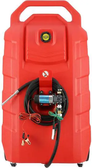 Fuel Caddy, 32 Gallon, Portable Fuel Storage Tank On-Wheels, with 12V DC Transfer Pump, Gasoline Diesel Fuel Container with 8.2 ft Hose, Flow Rate 7L/min, for Trucks, Boats, Lawn Mowers Fuel Caddy, 32 Gallon, Portable Fuel Storage Tank On-Wheels, with 12V DC Transfer Pump, Gasoline Diesel Fuel Container with 8.2 ft Hose, Flow Rate 7L/min, for Trucks, Boats, Lawn Mowers