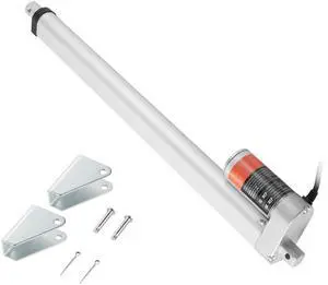 Linear Actuator 12V, 16 Inch High Load 330lbs/1500N Linear Actuator, 0.19"/s Linear Motion Actuator with Mounting Bracket and IP54 Protection Linear Actuator 12V, 16 Inch High Load 330lbs/1500N Linear Actuator, 0.19"/s Linear Motion Actuator with Mounting Bracket and IP54 Protection