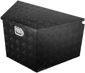 Trailer Tongue Box, Aluminum Alloy Diamond Plate Tongue Box Tool Chest, Heavy Duty Trailer Box Storage with Lock and Keys, Utility Trailer Tongue Box for Pickup Truck, RV, Trailer, 33"x19"x18" Trailer Tongue Box, Aluminum Alloy Diamond Plate Tongue Box Tool Chest, Heavy Duty Trailer Box Storage with Lock and Keys, Utility Trailer Tongue Box for Pickup Truck, RV, Trailer, 33"x19"x18"