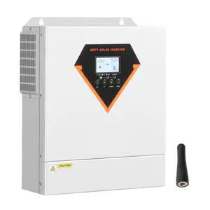 Hybrid Solar Inverter, 3500W, All in One Pure Sine Wave Power Inverter Charger, 24V DC to 220/230V AC, with Built-in 100A MPPT Solar Controller, for Off-Grid System Lead Acid Lithium Battery Hybrid Solar Inverter, 3500W, All in One Pure Sine Wave Power Inverter Charger, 24V DC to 220/230V AC, with Built-in 100A MPPT Solar Controller, for Off-Grid System Lead Acid Lithium Battery