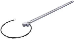 Chain Wrench, 48 inch Chain Pipe Wrench, 13.4 inch Diameter Capacity, CRV Reversible Pipe Fitting Tool Wrench with High Strength Jaw and Ergonomic Handle, for Pipe Installation and Car Repair Chain Wrench, 48 inch Chain Pipe Wrench, 13.4 inch Diameter Capacity, CRV Reversible Pipe Fitting Tool Wrench with High Strength Jaw and Ergonomic Handle, for Pipe Installation and Car Repair