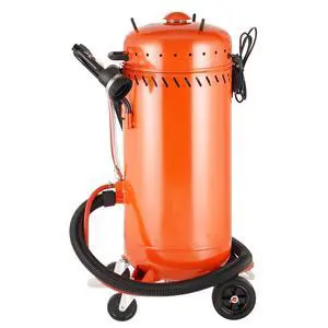 28 Gallon Vacuum Sand Blaster, Dustless Sandblaster with Built-in 1200W Vacuum System for Dust Control and Abrasive Recycle, 60-110 PSI Heavy Duty Abrasive Blasting Machine 28 Gallon Vacuum Sand Blaster, Dustless Sandblaster with Built-in 1200W Vacuum System for Dust Control and Abrasive Recycle, 60-110 PSI Heavy Duty Abrasive Blasting Machine