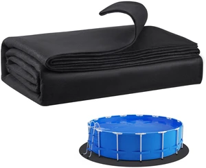 12ft Round Pool Liner Pad, Pool Liner Pad for Above Ground Swimming Pools, Extra-Thick Pool Mat, Prevents Punctures, Recycled Geotextile Material Underlayment Pad, Extend Liner Life 12ft Round Pool Liner Pad, Pool Liner Pad for Above Ground Swimming Pools, Extra-Thick Pool Mat, Prevents Punctures, Recycled Geotextile Material Underlayment Pad, Extend Liner Life