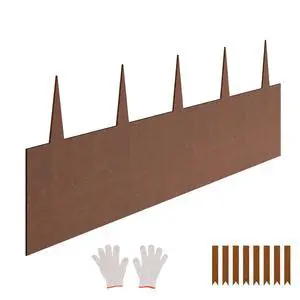 Steel Landscape Edging, 6 Packs 40 x 8 in Weather-Resistant & Pre-Rust Metal Landscape Edging, Bendable Garden Edging Border, Shark Spike, Lawn Edging for Flower Bed Yard Pathway Divider Steel Landscape Edging, 6 Packs 40 x 8 in Weather-Resistant & Pre-Rust Metal Landscape Edging, Bendable Garden Edging Border, Shark Spike, Lawn Edging for Flower Bed Yard Pathway Divider