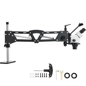 VEVOR Multi-Directional Microscope with Spring Bracket Ring Light 7X-45X Jewelry VEVOR Multi-Directional Microscope with Spring Bracket Ring Light 7X-45X Jewelry