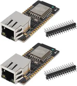 DWEII 2pack ETH01-EVO ESP32-C3 Development Board Module WiFi Bluetooth Compatible Ethernet Three-in-One DWEII 2pack ETH01-EVO ESP32-C3 Development Board Module WiFi Bluetooth Compatible Ethernet Three-in-One