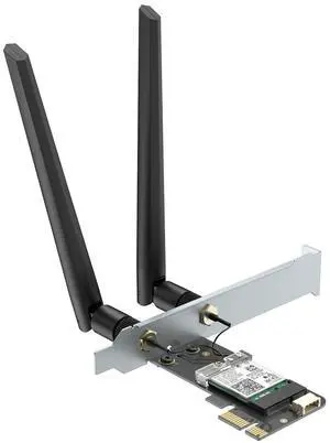 WiFi 6E AX210 PCIe WiFi Network Card BT5.3 for Desktop PC, Tri-Band 6Ghz/5GHz/2.4GHz Wireless Adapter with AX210ngw chip, MU-MIMO, WPA3, OFDMA, Low-Profile Bracket, Support Windows 11/10(64Bit) WiFi 6E AX210 PCIe WiFi Network Card BT5.3 for Desktop PC, Tri-Band 6Ghz/5GHz/2.4GHz Wireless Adapter with AX210ngw chip, MU-MIMO, WPA3, OFDMA, Low-Profile Bracket, Support Windows 11/10(64Bit)