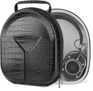 Geekria Shield Headphones Case Compatible with Soundcore Q45, B&O H100/H95, Sony WH-1000XM5, Hard Shell Travel Carrying Bag with Cable Storage (Black) Geekria Shield Headphones Case Compatible with Soundcore Q45, B&O H100/H95, Sony WH-1000XM5, Hard Shell Travel Carrying Bag with Cable Storage (Black)