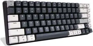 Azio Cascade Mechanical Keyboard, 75% Layout, Compact Backlit RGB, Hotswap Switches and Keycaps, USB Wired/Bluetooth Wireless Connection (Gateron Brown Switches) (Galaxy Dark) Azio Cascade Mechanical Keyboard, 75% Layout, Compact Backlit RGB, Hotswap Switches and Keycaps, USB Wired/Bluetooth Wireless Connection (Gateron Brown Switches) (Galaxy Dark)