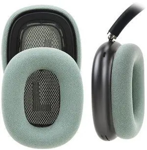 EARROCK Replacement Gel Ear Cushions for Apple AirPods Max 1, Mesh Fabric Covered Ear Pads & Silicone & Memory Foam and Magnet (Green) EARROCK Replacement Gel Ear Cushions for Apple AirPods Max 1, Mesh Fabric Covered Ear Pads & Silicone & Memory Foam and Magnet (Green)