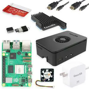 CanaKit Raspberry Pi 5 Starter Kit PRO - Turbine Black (128GB Edition) (8GB RAM) CanaKit Raspberry Pi 5 Starter Kit PRO - Turbine Black (128GB Edition) (8GB RAM)